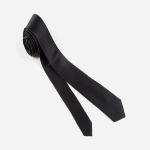 Black Slim Fit Tie