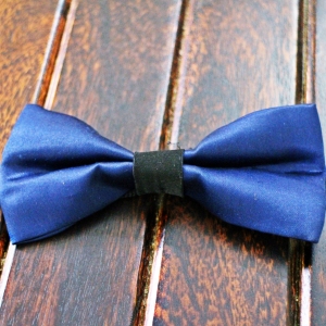 displaying image of Formal Blue Bow Tie