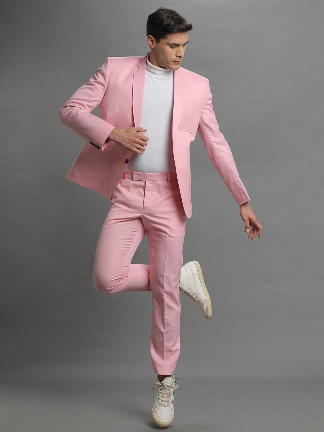 displaying image of Pink Subtle 2 Piece Suit