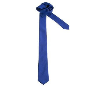 displaying image of Blue Slim Fit Tie