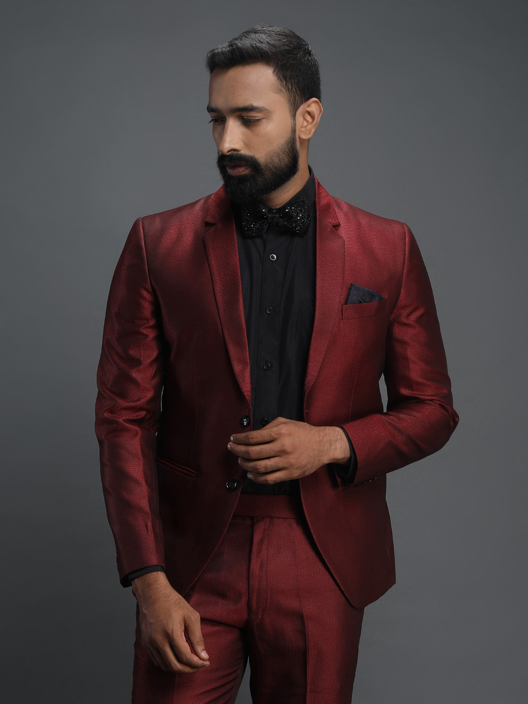 Rent/Buy Bright Red 2 Piece Suit | Home Trial | Free Delivery | CandidKnots
